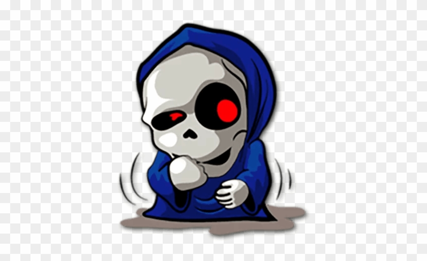 “grim Reaper” Stickers Set For Telegram - Стикеры Телеграмм Смерть С Косой #1394186