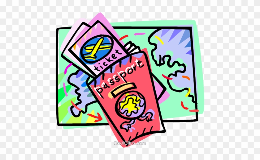 Travel Clipart Travel Itinerary Clip Transparent Stock - Travel Passport Clipart #1395193