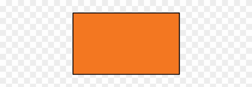 Orange Rectangle Clip Art - Orange Rectangle Shape Clipart #1395786