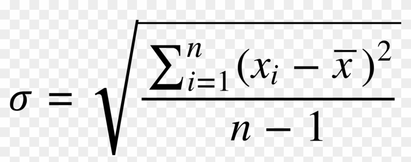 Formula Desviacion Estandar S #1395860