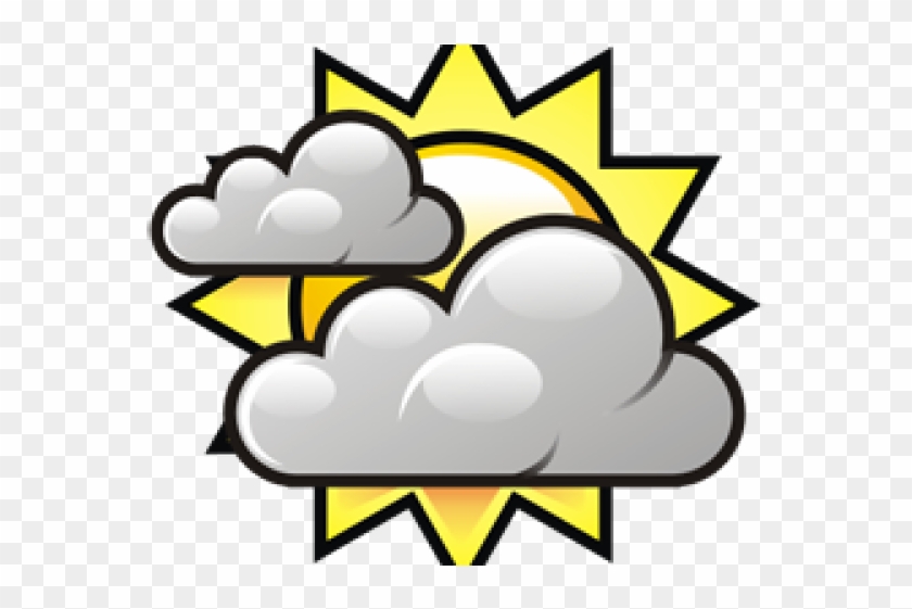 Gloomy Clipart Murky - Mostly Cloudy #1395865