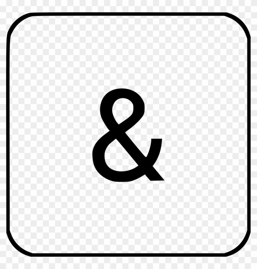 Ampersand Virtual Keyboard Sign Logic Element Comments - Ansco And Associates Logo #1396558