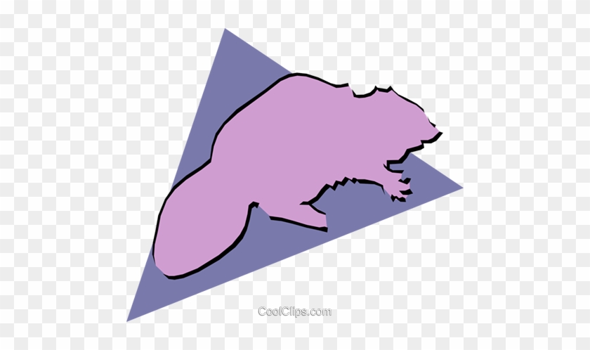 Beaver Royalty Free Vector Clip Art Illustration - Beaver Royalty Free Vector Clip Art Illustration #1396928