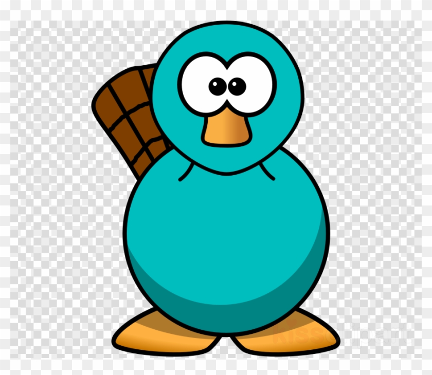 Platypus Clip Art Clipart Perry The Platypus Beaver - Cartoon Platypuses Clipart #1396960