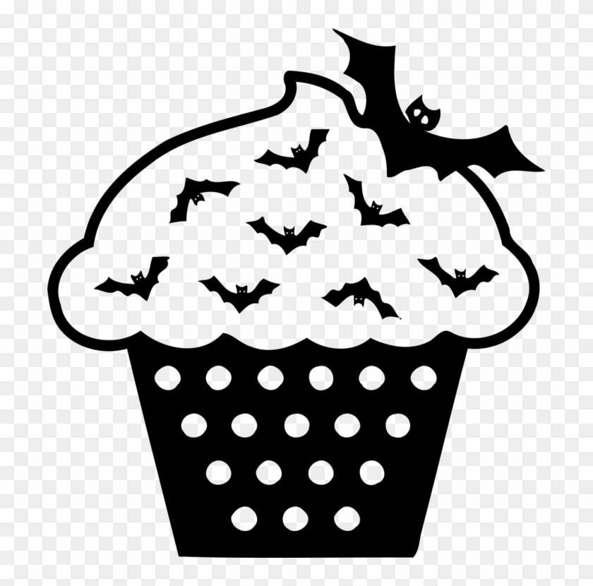 Frosting & Icing Cupcake Birthday Cake Swiss Roll Carrot - Cupcake Black Clipart #1397987