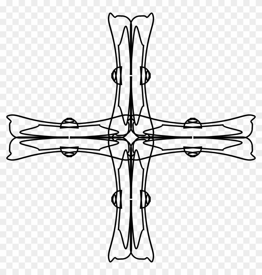 Church Cross Clip Art - Greek Cross #1398086