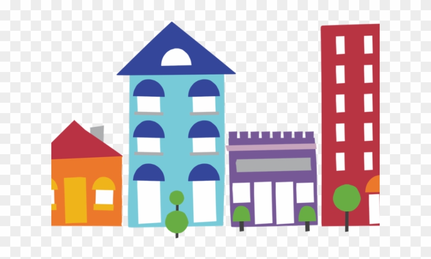 Community Clipart Nation Building - Clip Art #1398543