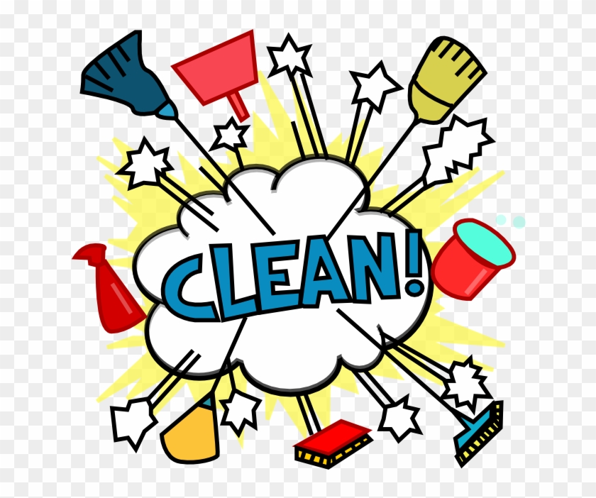 Pristine Service Maid - Cleaning Cartoon #1399216