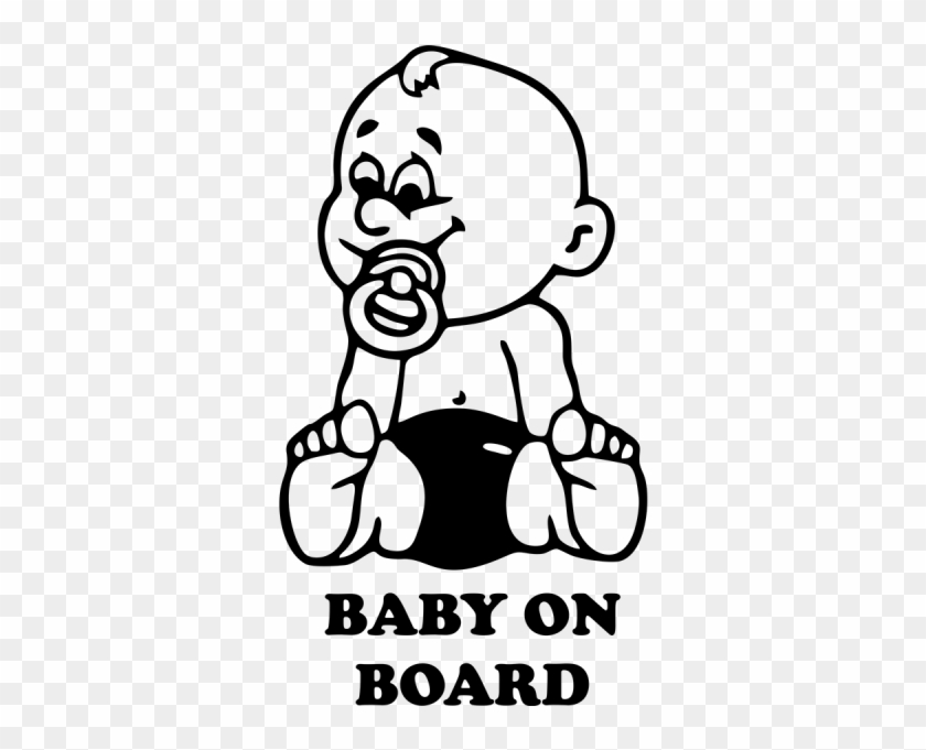 Baby On Board - Baby On Car Sticker Transparent #1399230