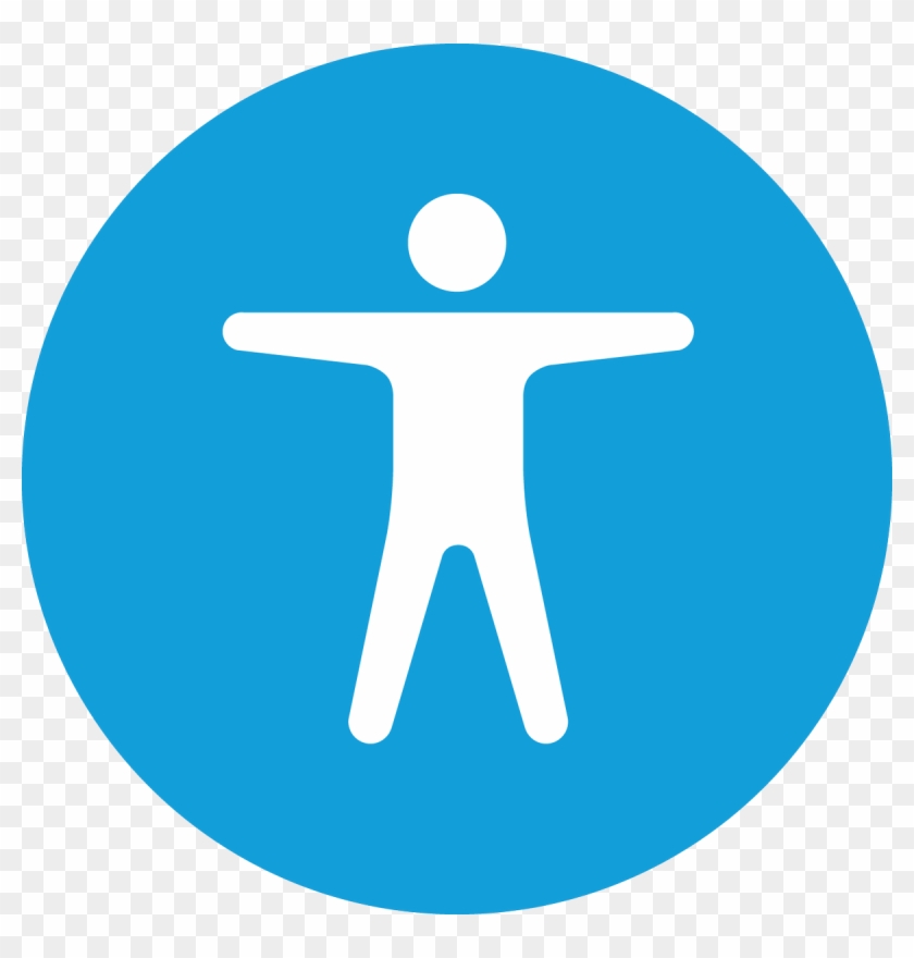 Apple's Icon For Accessibility, The Vitruvian Man - Question Mark #1399791