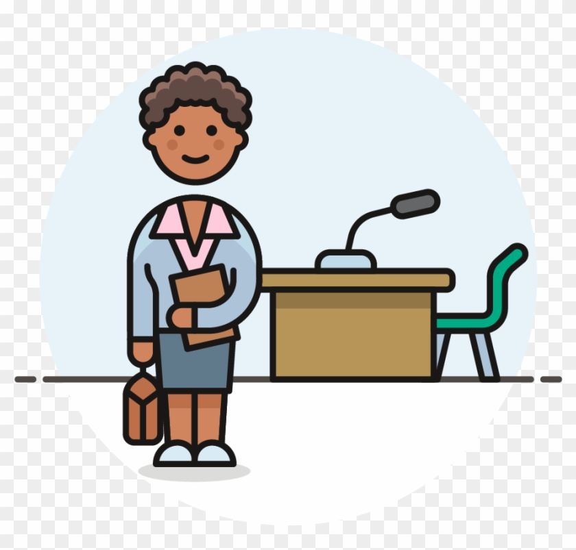 Icon Image Creator Pushsafer Send Push Notifications - Cartoon Lawyer #1399910