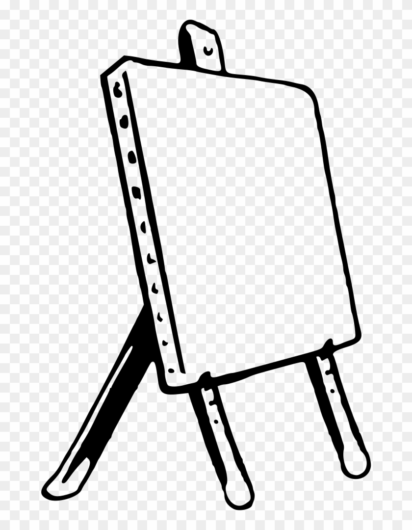 Vector Freeuse Onlinelabels Clip Art Details - Art Easel Clip Art #1400311