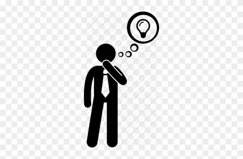 Person Thinking Clipart - Thought #1400319
