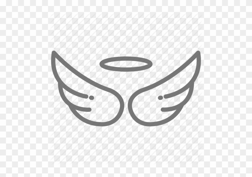 Banner Free Minimal Memorial By Amanda Goehlert Death - Wings And Halo Svg #1400526