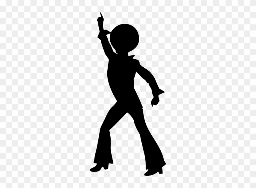 Male Dancer - Disco Dancing Silhouette #1401245