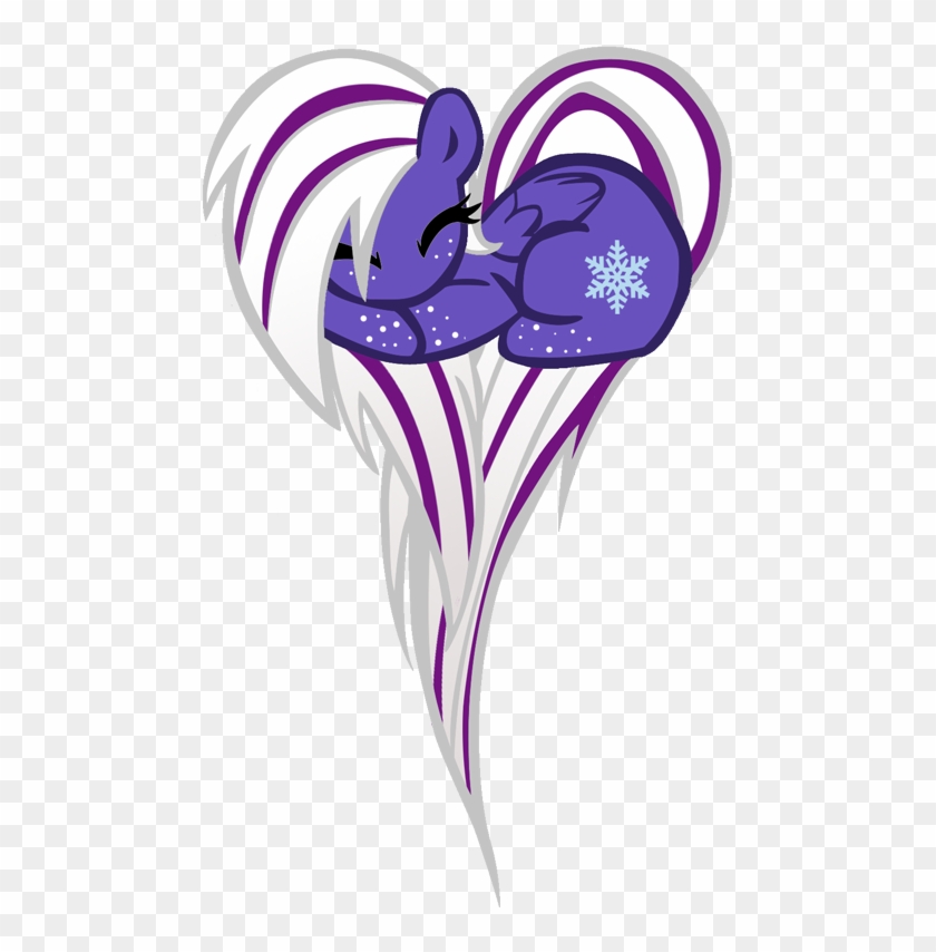 Snow Heart Pony By Themightysqueegee - Mlp Rarity Heart Shaped #1401500