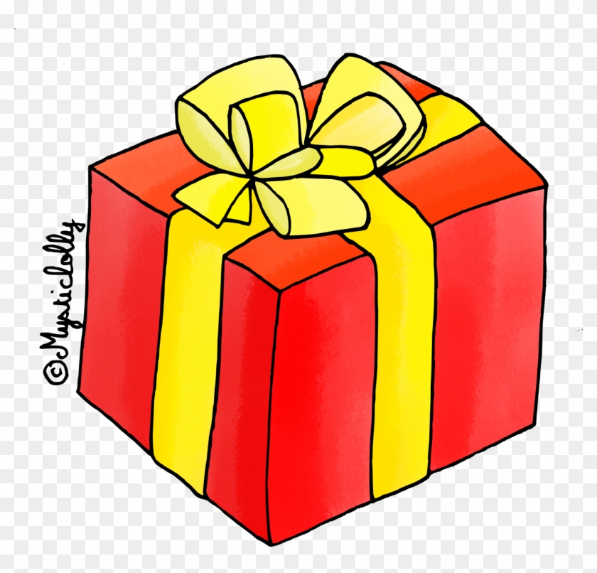Dessin De Cadeau De Noel En Couleur - Подарки Рождественский Рисунок Png #1401831