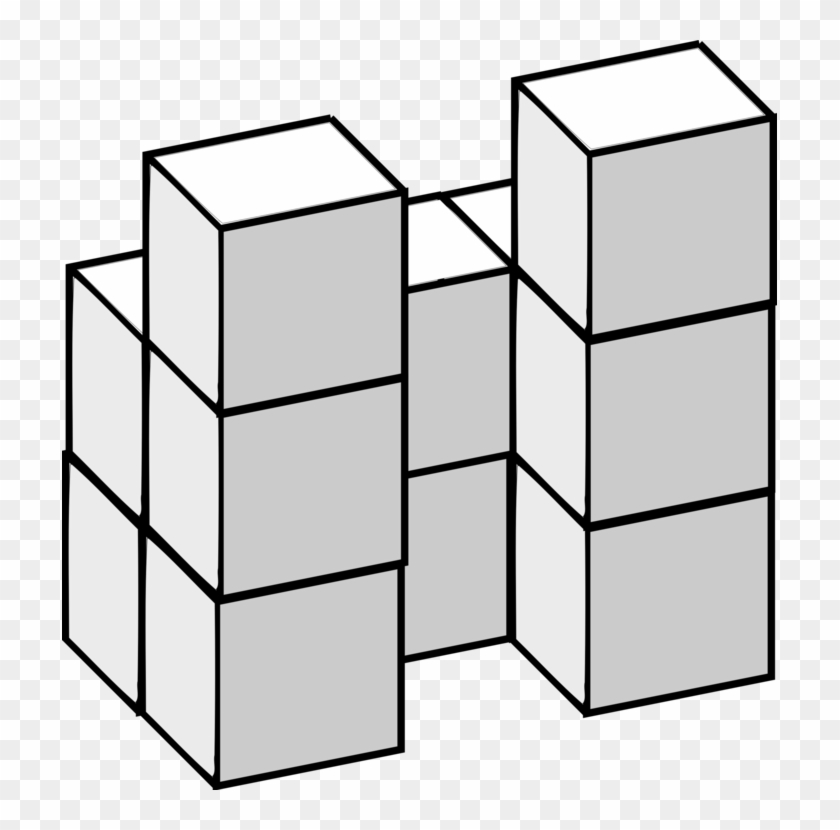 Find The Area Of A Rectangle Three-dimensional Space - Cube #1401857