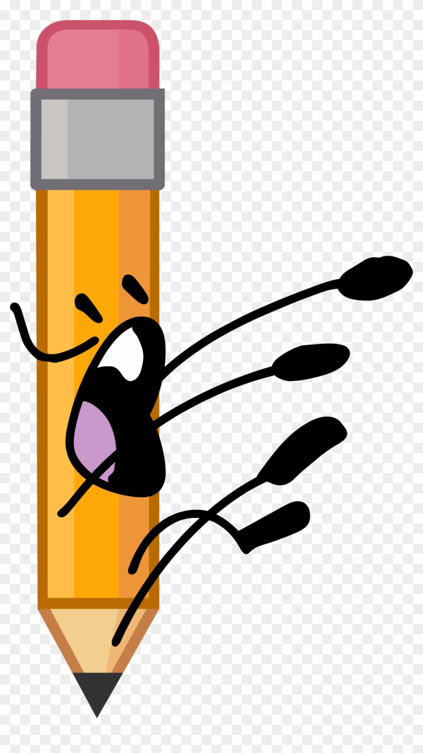 Png Library Download Battle For Dream Island - Bfb Intro Pencil #1401891