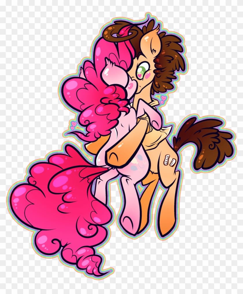 Pinkie Pie X Cheese Sandwich - Cheese Sandwich X Pinkie Pie Mlp Kiss #1402015