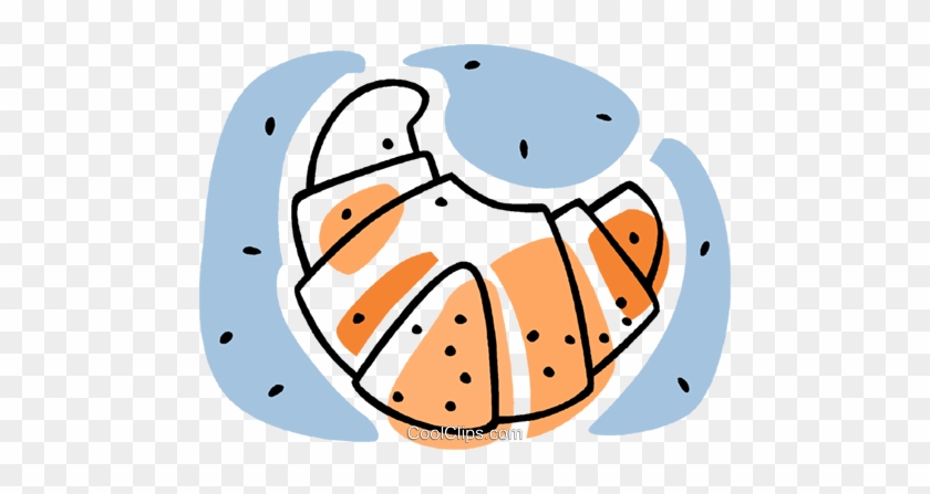 Croissant Royalty Free Vector Clip Art Illustration - Québec #1402382