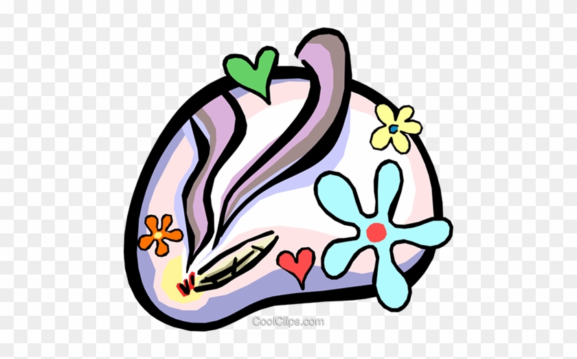Weed Royalty Free Vector Clip Art Illustration - Weed Royalty Free Vector Clip Art Illustration #1403271