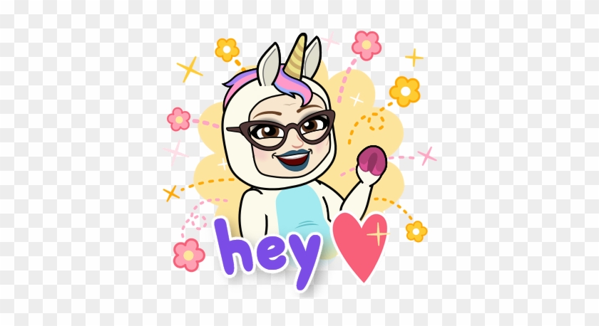 Admin Unicorn Smiling And Saying Hey - Cartoon #1403622
