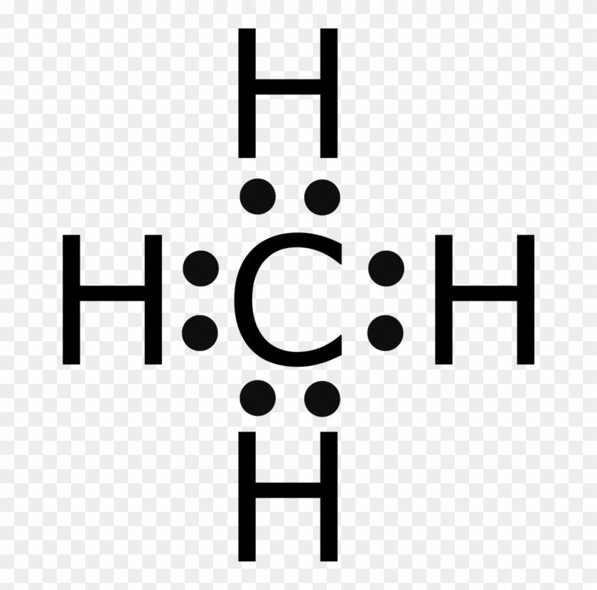 Lewis Structure Methane Electron Atom Hydrogen - Lewis Dot Diagram Of Methane #1403714
