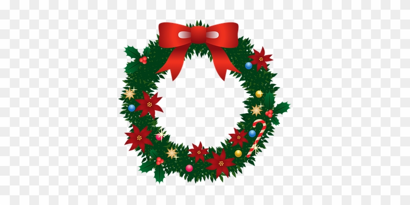 2018 Christmas Menu Click Here To View - Ghirlanda Di Natale Vettoriale #1404616