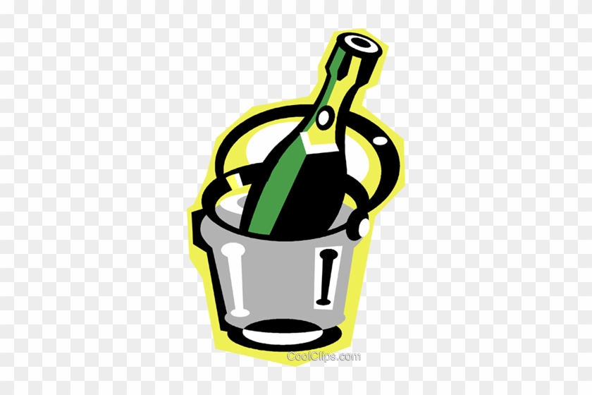 Champagne Royalty Free Vector Clip Art Illustration - Illustration #1404812