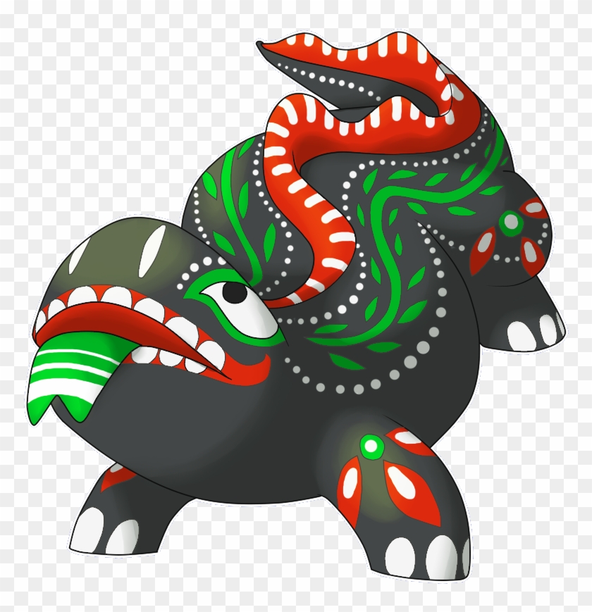 Lobo [dark], Bicho [dark/bug], Colibri [dark/flying], - Alebrije Pokemon #1405063