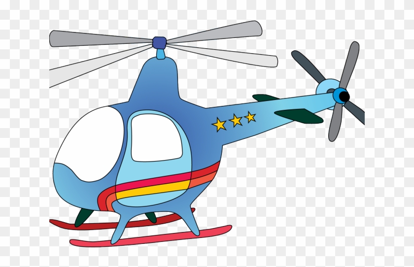 Flying Clipart Broken Plane - Transparent Background Helicopter Clipart #1405849
