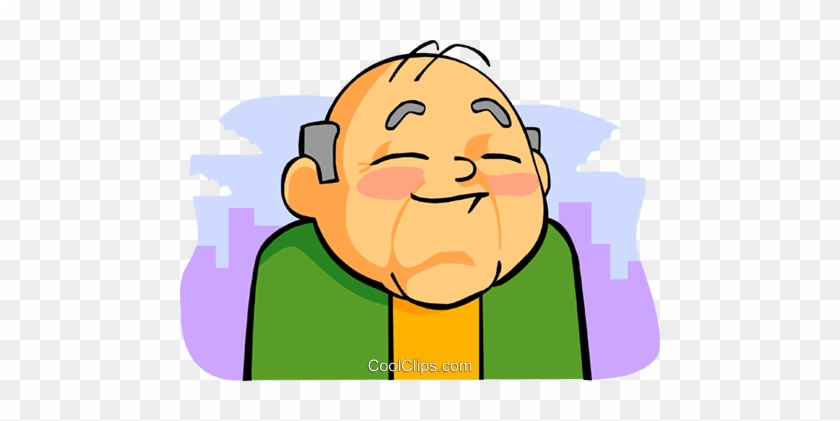 Old Man Royalty Free Vector Clip Art Illustration - Cartoon #1405916