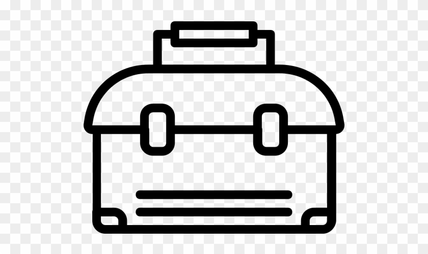 Box Png File - Tools Box Clip Art Black And White #1405948