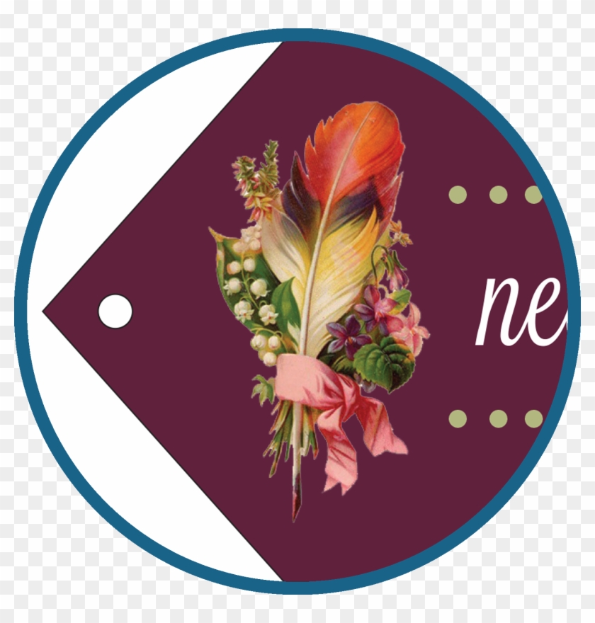 Flower Tag - J6454ftyg Large Thank You Card: 'flower Press' Featuring #1405993