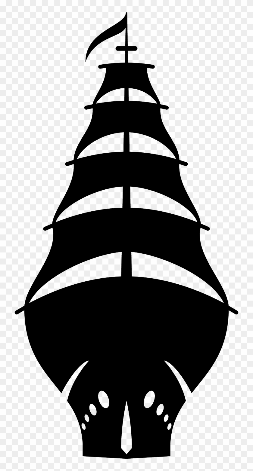 Sailing Ship - - Old Ship Silhouette #1406054