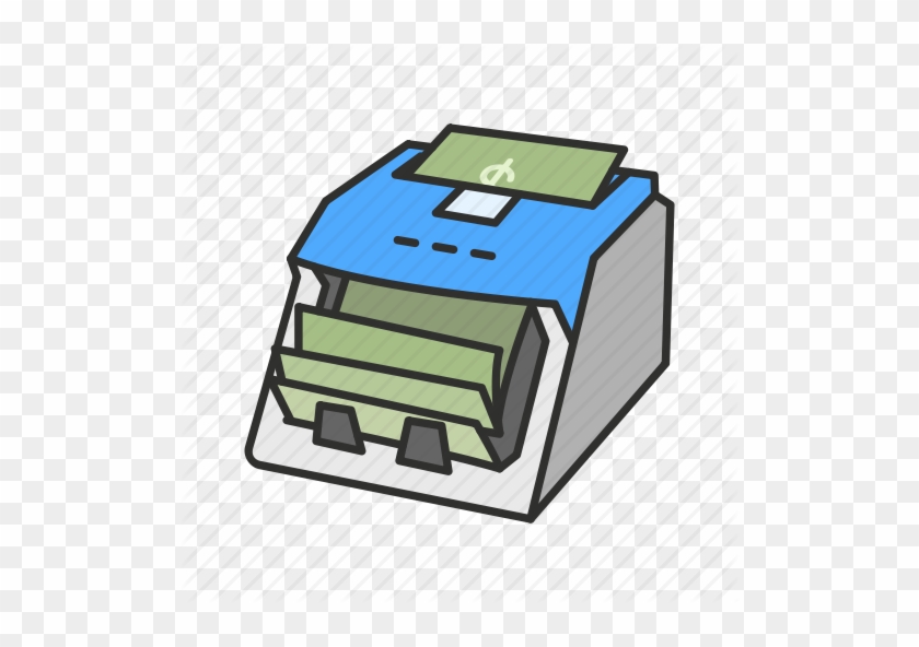 Cash Counter Cartoon Clipart Coin & Banknote Counters - Cash Counter Cartoon #1406100