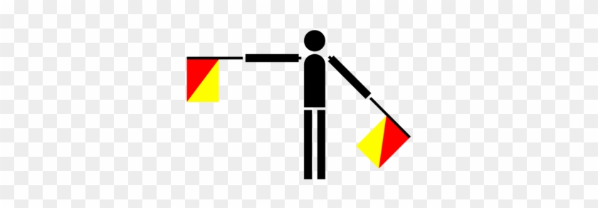 Flag Semaphore International Maritime Signal Flags - Flag Semaphore Signal #1406188