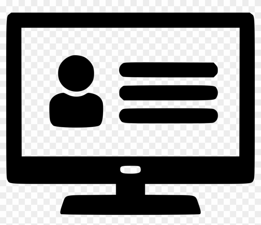 Pc Clipart Computer Website - Website User Icon #1406334