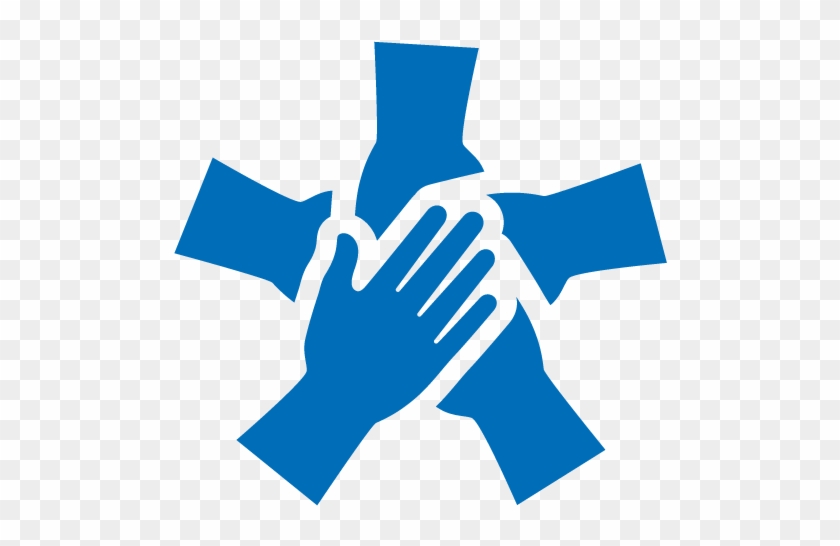 Icon Of A Group Of Hands Coming Together - Icon Of A Group Of Hands Coming Together #1406502