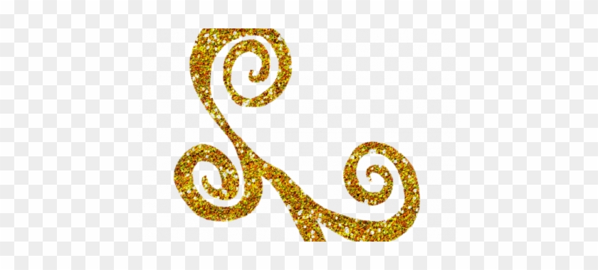 Sparkles Clipart Wacky Tacky - Gold Glitter Swirl Png #1406673