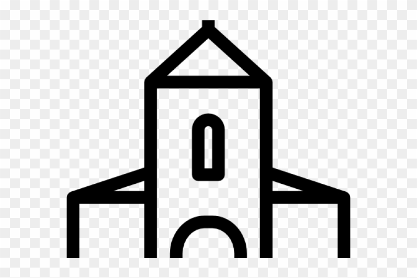 Church Clipart Black And White - Church #1406752