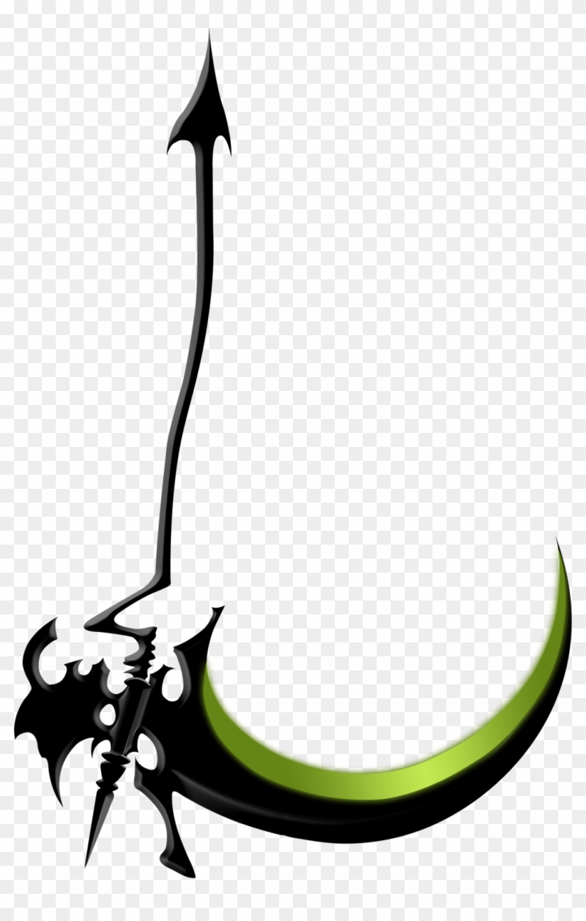 Anime Scythe Png Banner Black And White Library - Shinoa's Scythe #1406852