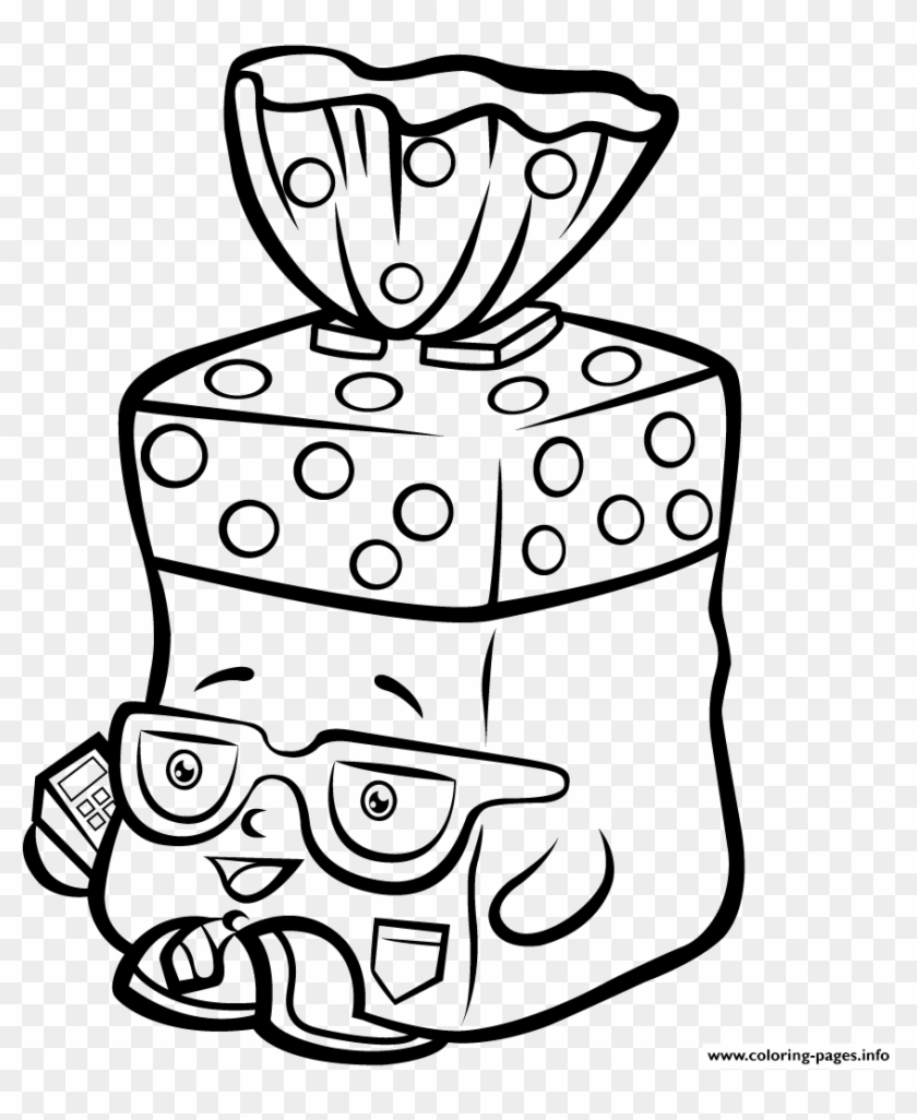 Picture Black And White Stock Collection Of Free Shopkins - Imagenes De Shopkins Para Colorear #1407466