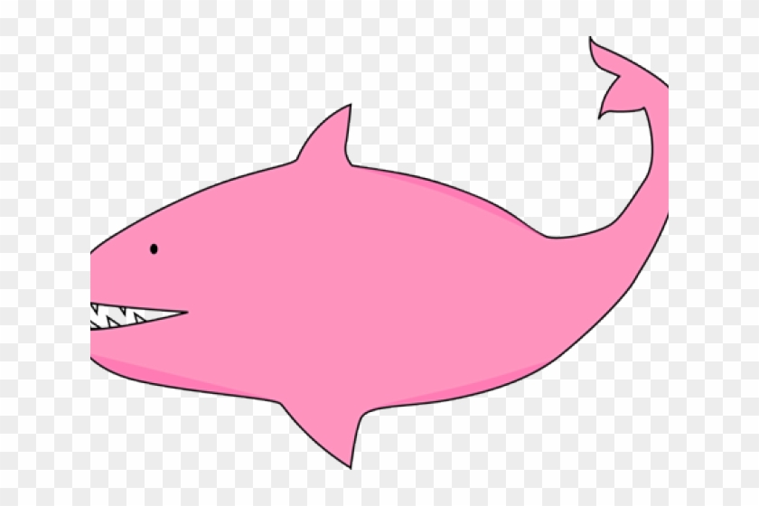 Pink Clipart Shark - Pink Shark Clipart #1407565