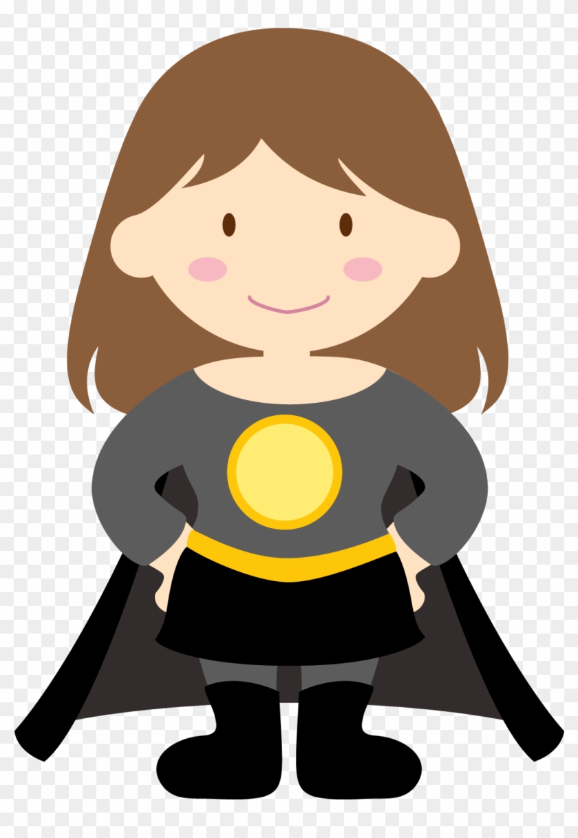 Kids Dressed As Superheroes Clipart - Kids Super Hero Clip Art #1407585