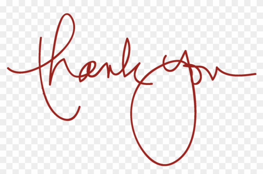 Thankyou - Thank You Handwritten Png #1407637
