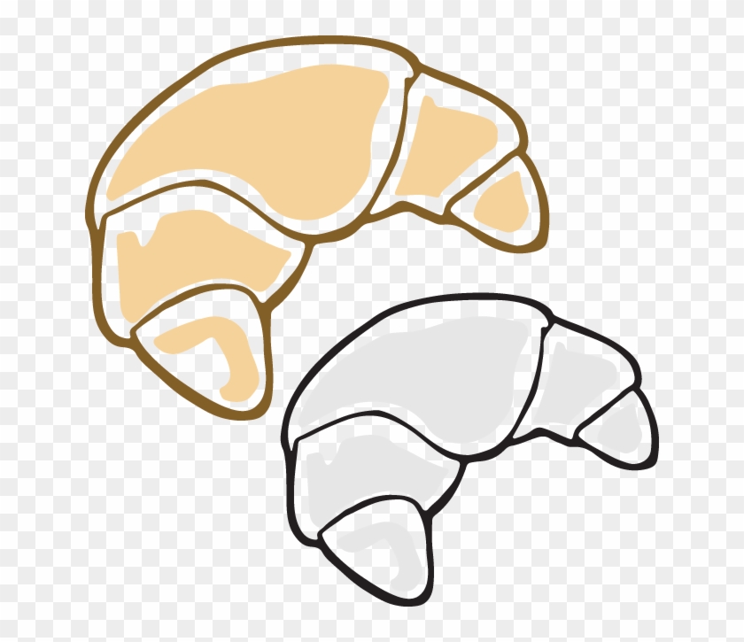621 Croissant - Clipart Croissant #1407718