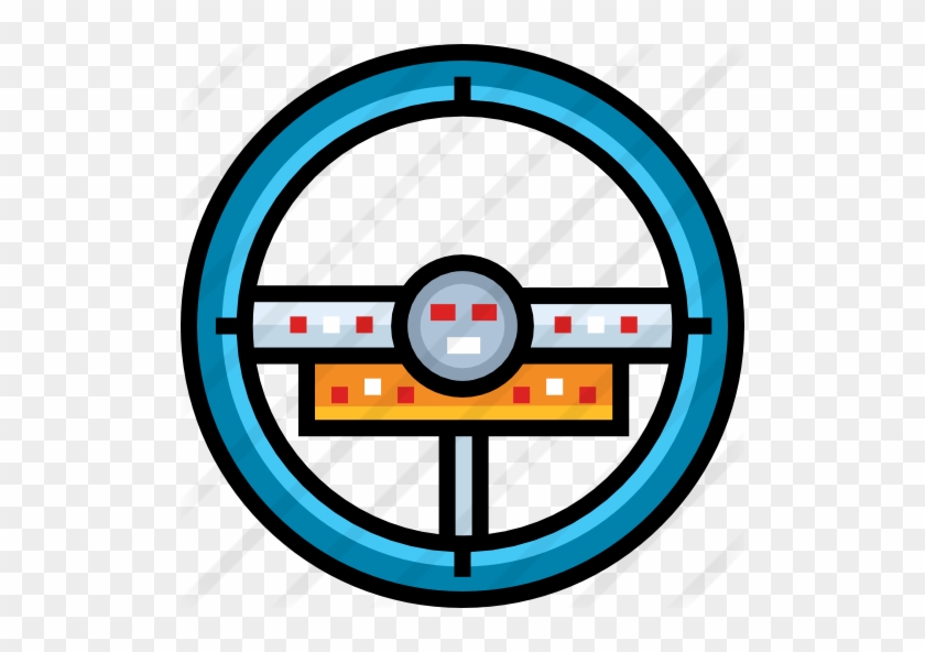 Steering Wheel Free Icon - Circle #1408950
