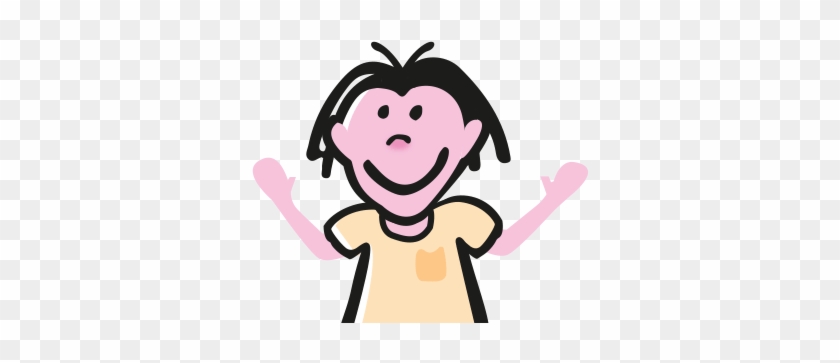 Adolescent Midshot Handsup - Illustration #1409068